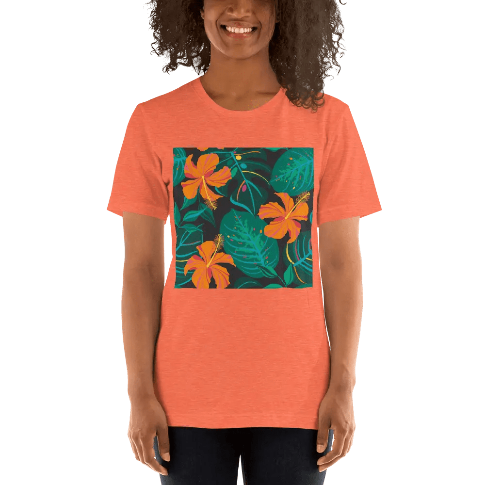 Unisex T-Shirt with Bright Spring Colors