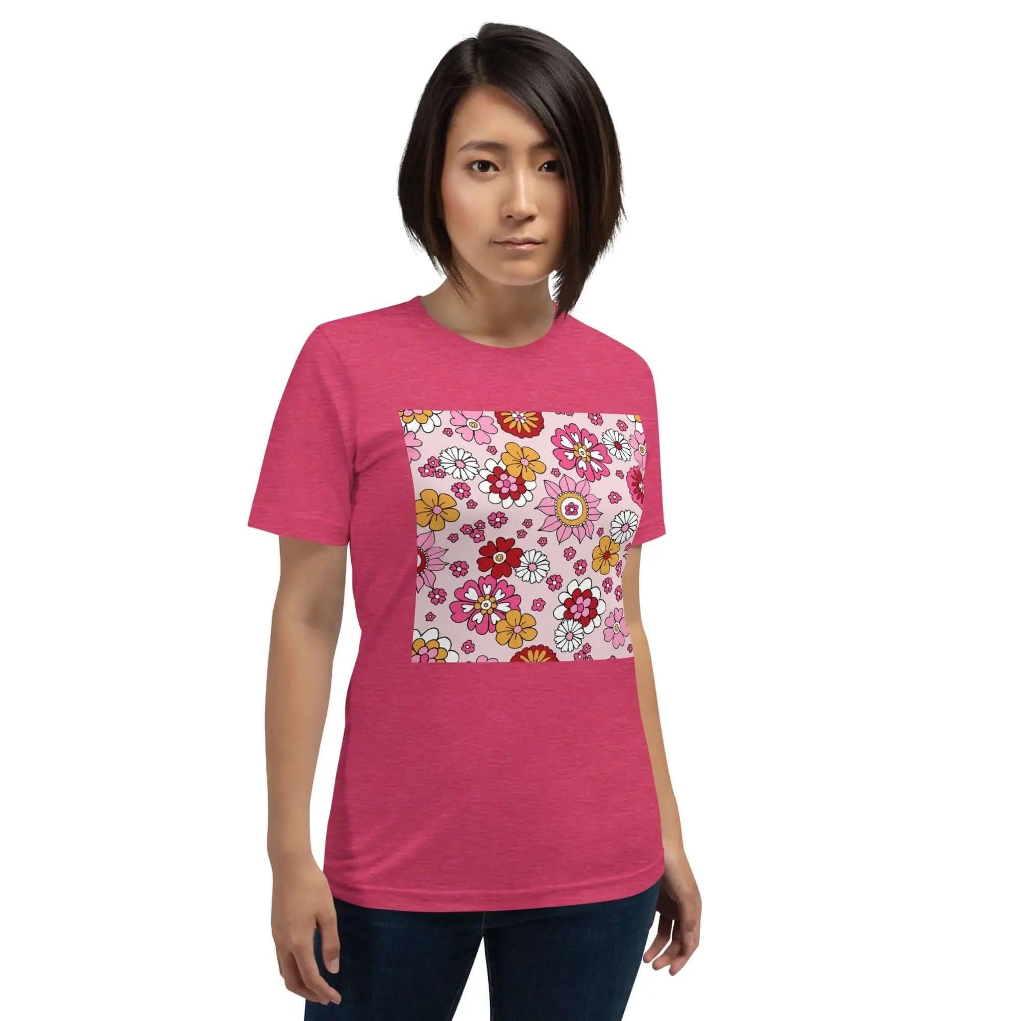 Unisex T-Shirt with Bright Spring Colors