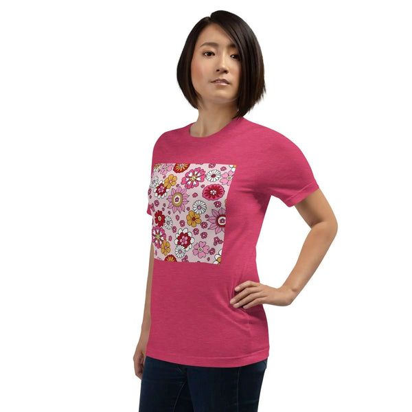 Unisex T-Shirt with Bright Spring Colors