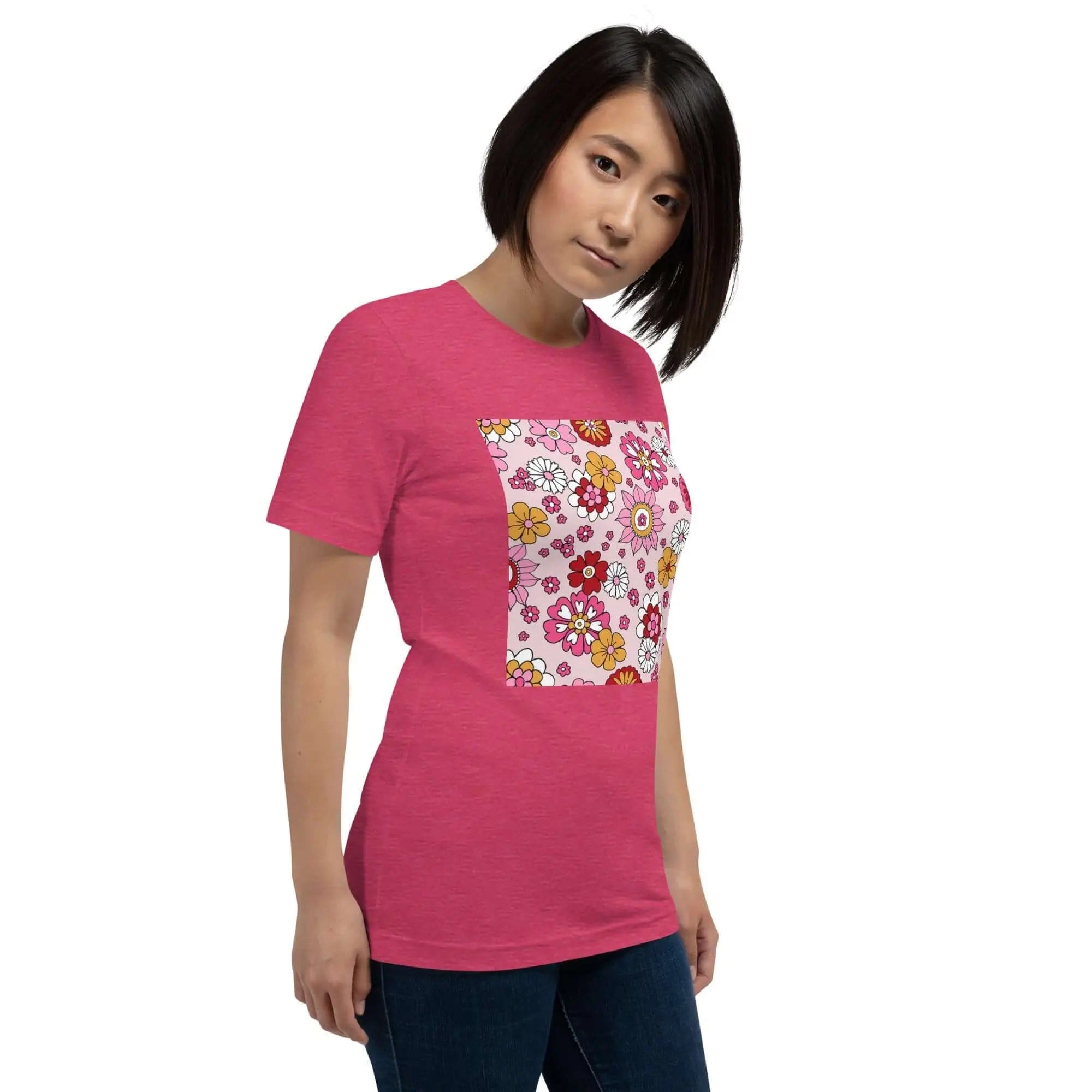 Unisex T-Shirt with Bright Spring Colors