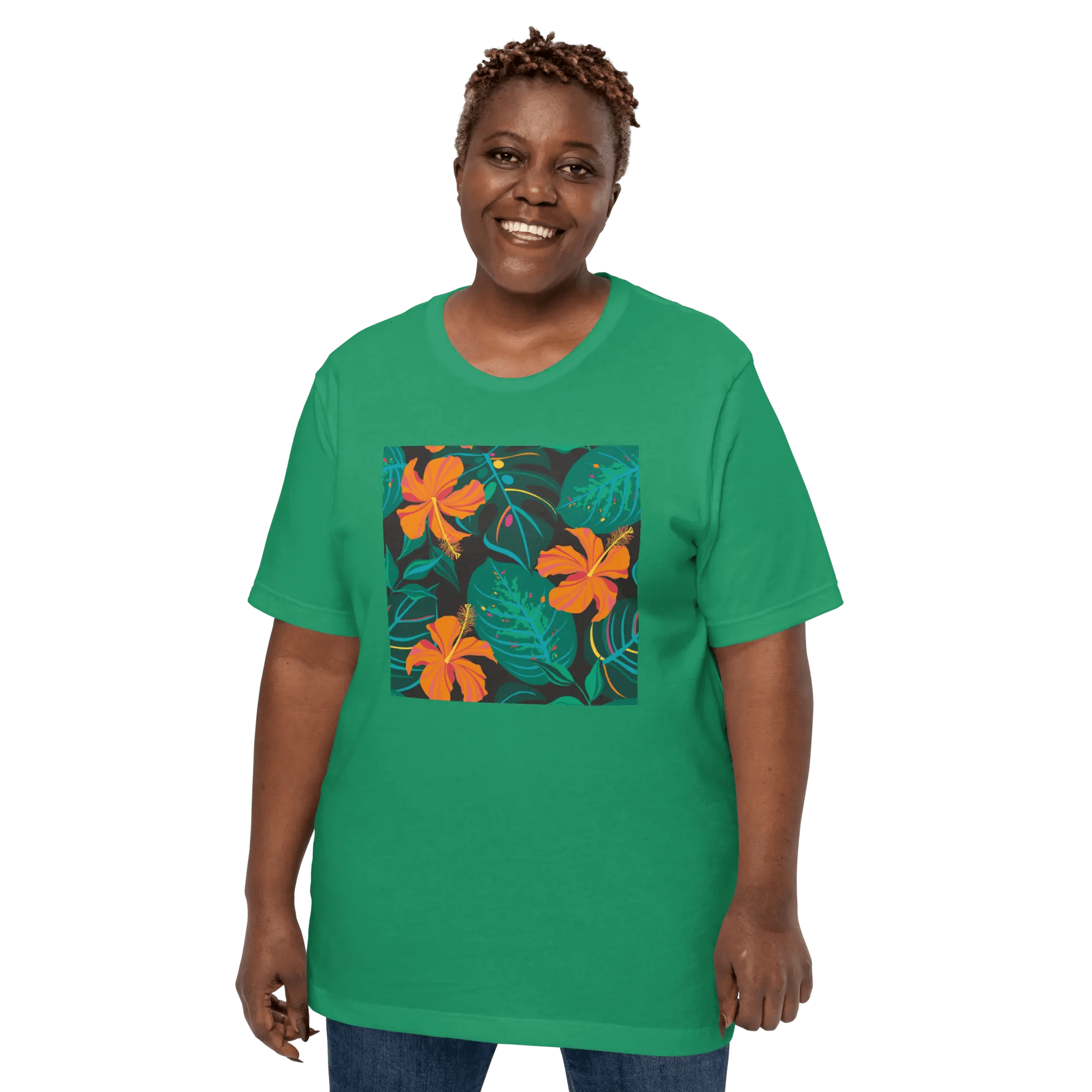 Unisex T-Shirt with Bright Spring Colors