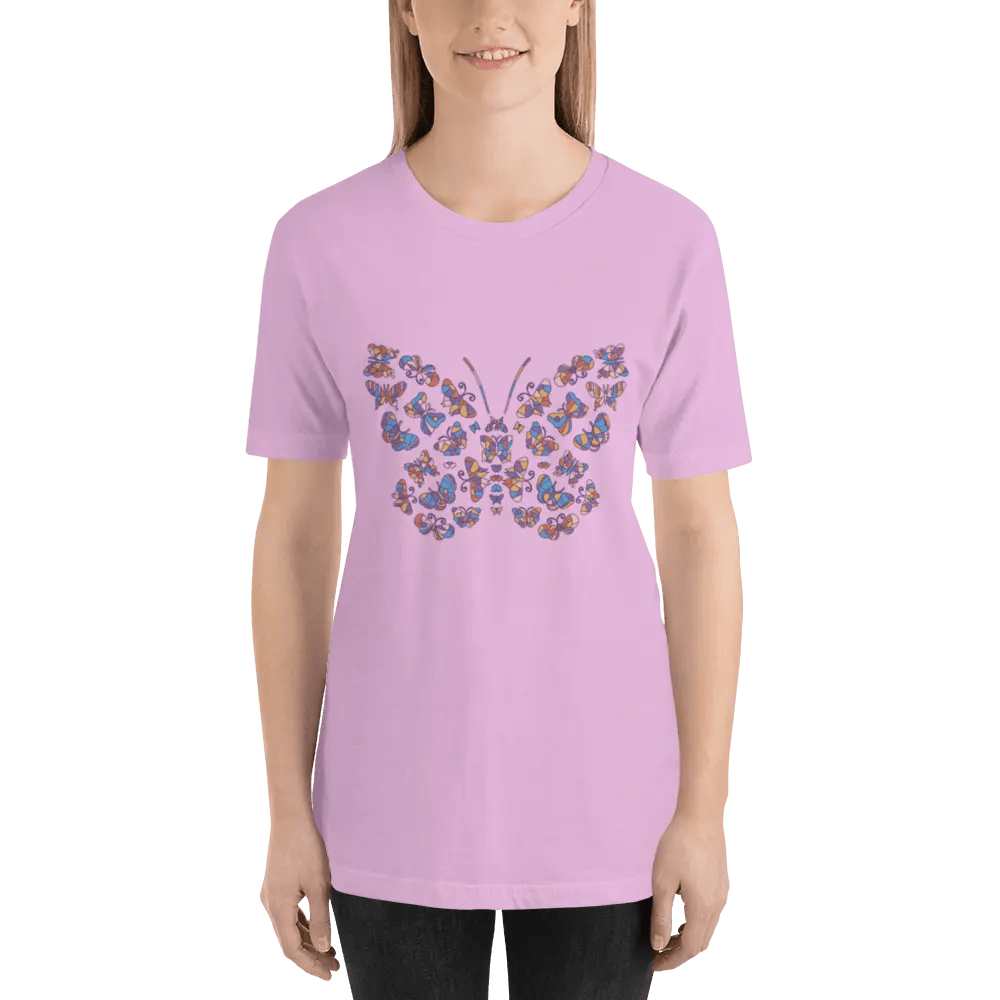Unisex T-Shirt with Light Spring Colors