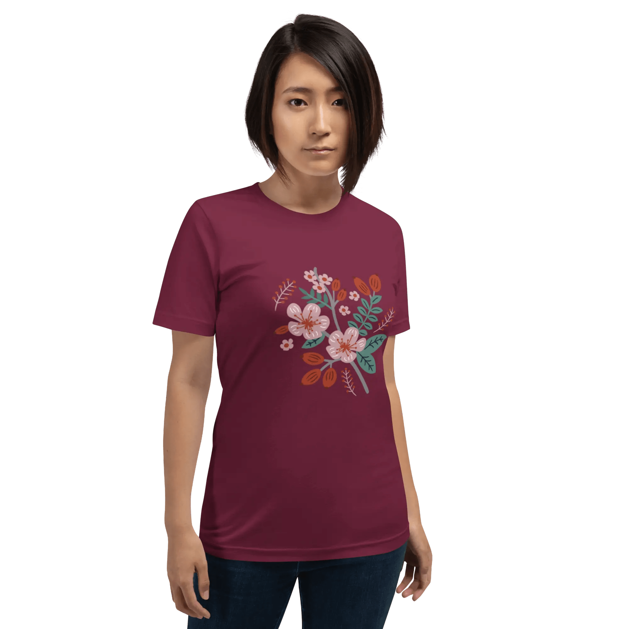 Unisex T-Shirt with Dark Autumn Colors