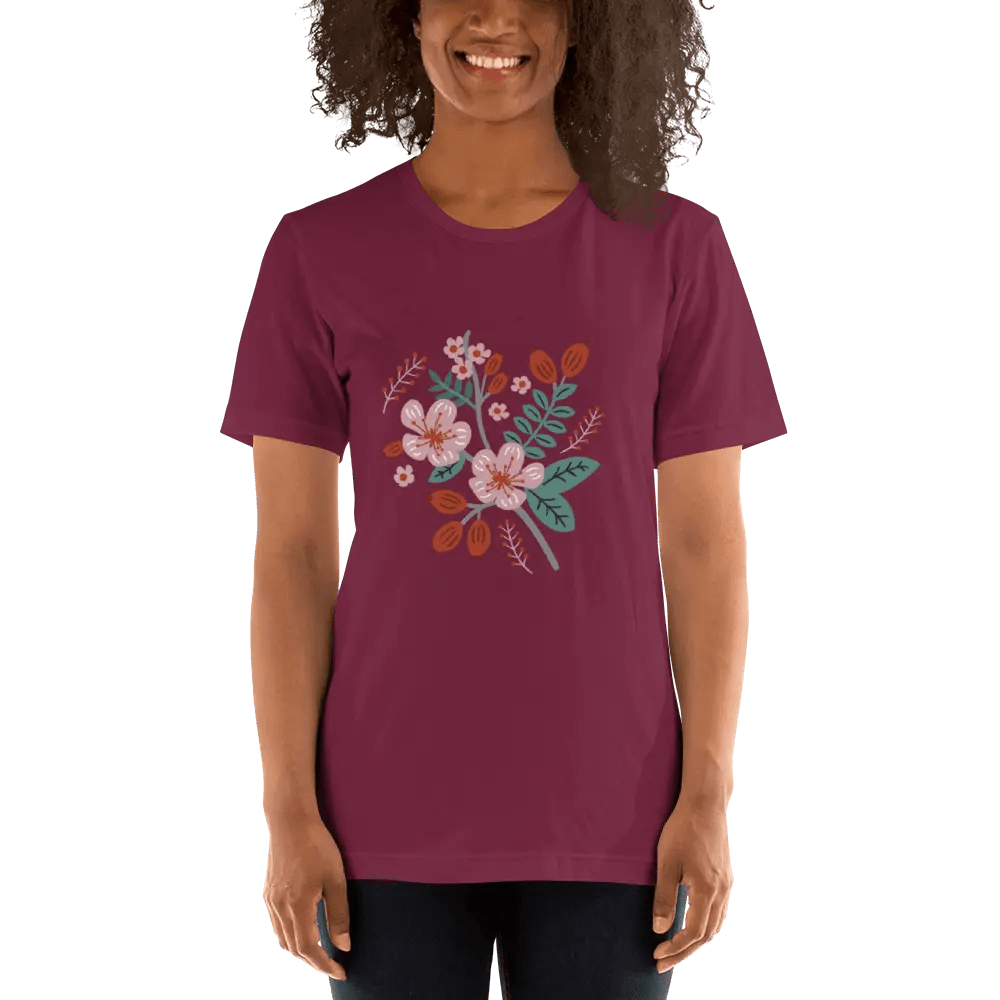 Unisex T-Shirt with Dark Autumn Colors
