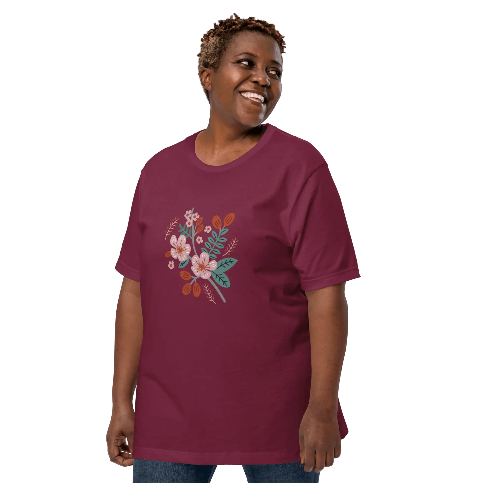 Unisex T-Shirt with Dark Autumn Colors
