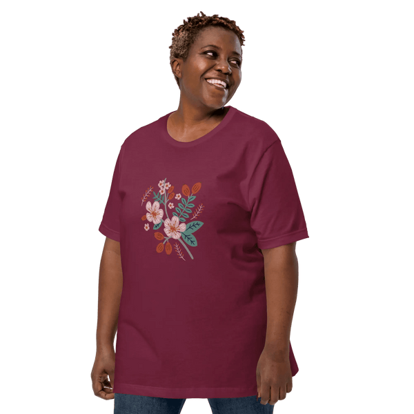 Unisex T-Shirt with Dark Autumn Colors