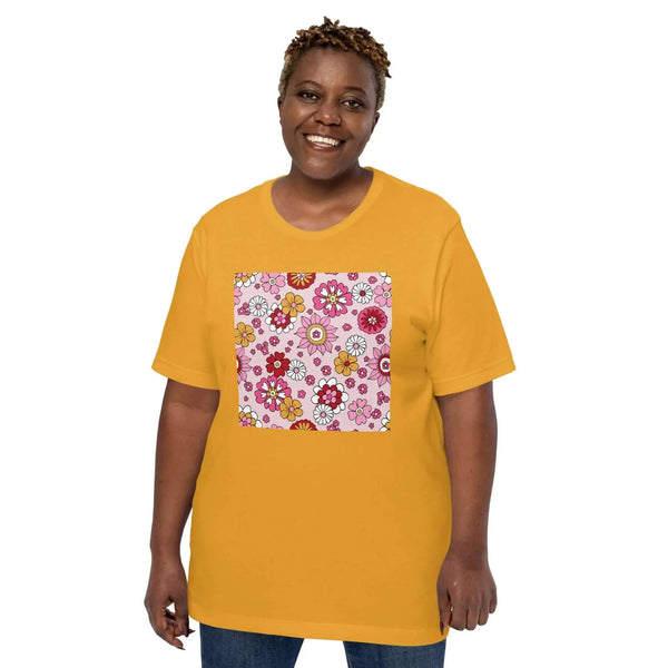 Unisex T-Shirt with Bright Spring Colors