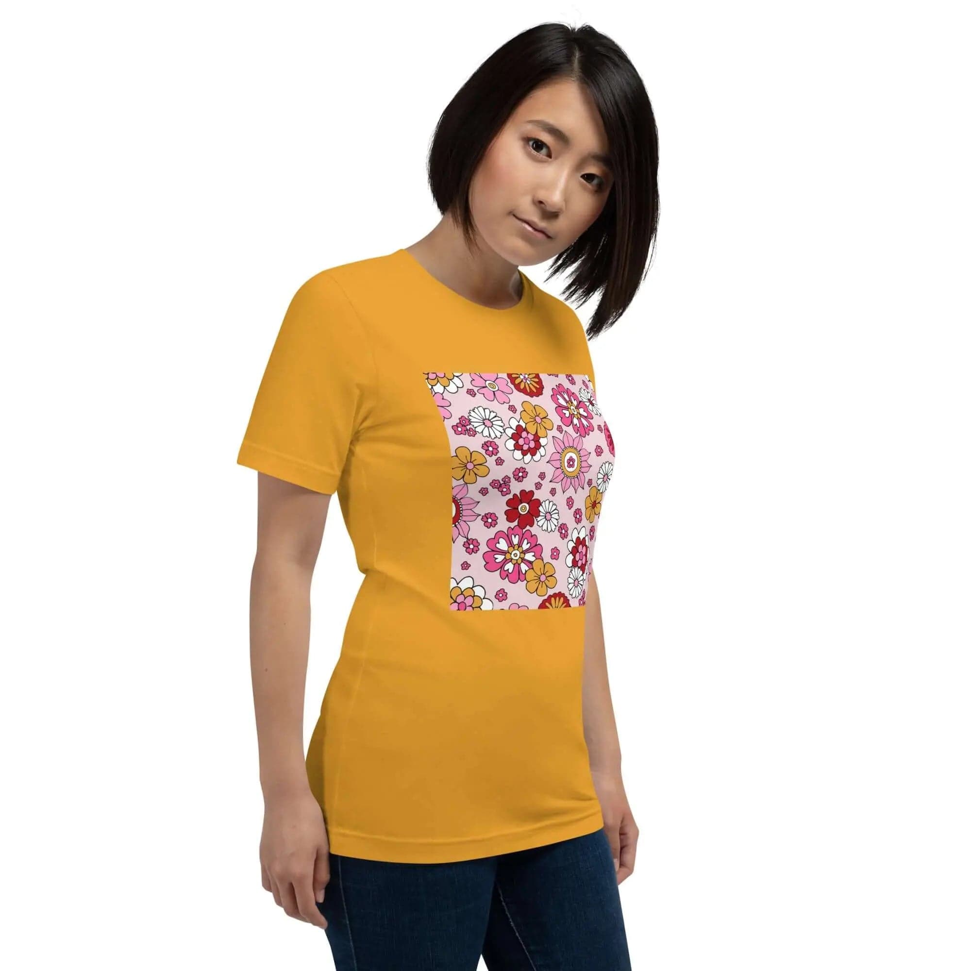 Unisex T-Shirt with Bright Spring Colors