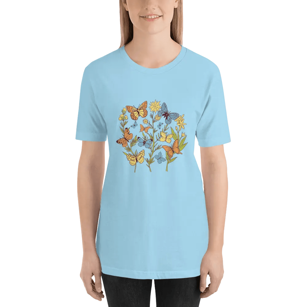 Unisex T-Shirt with Light Spring Colors