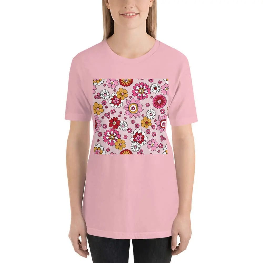 Unisex T-Shirt with Bright Spring Colors