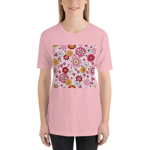Unisex T-Shirt with Bright Spring Colors