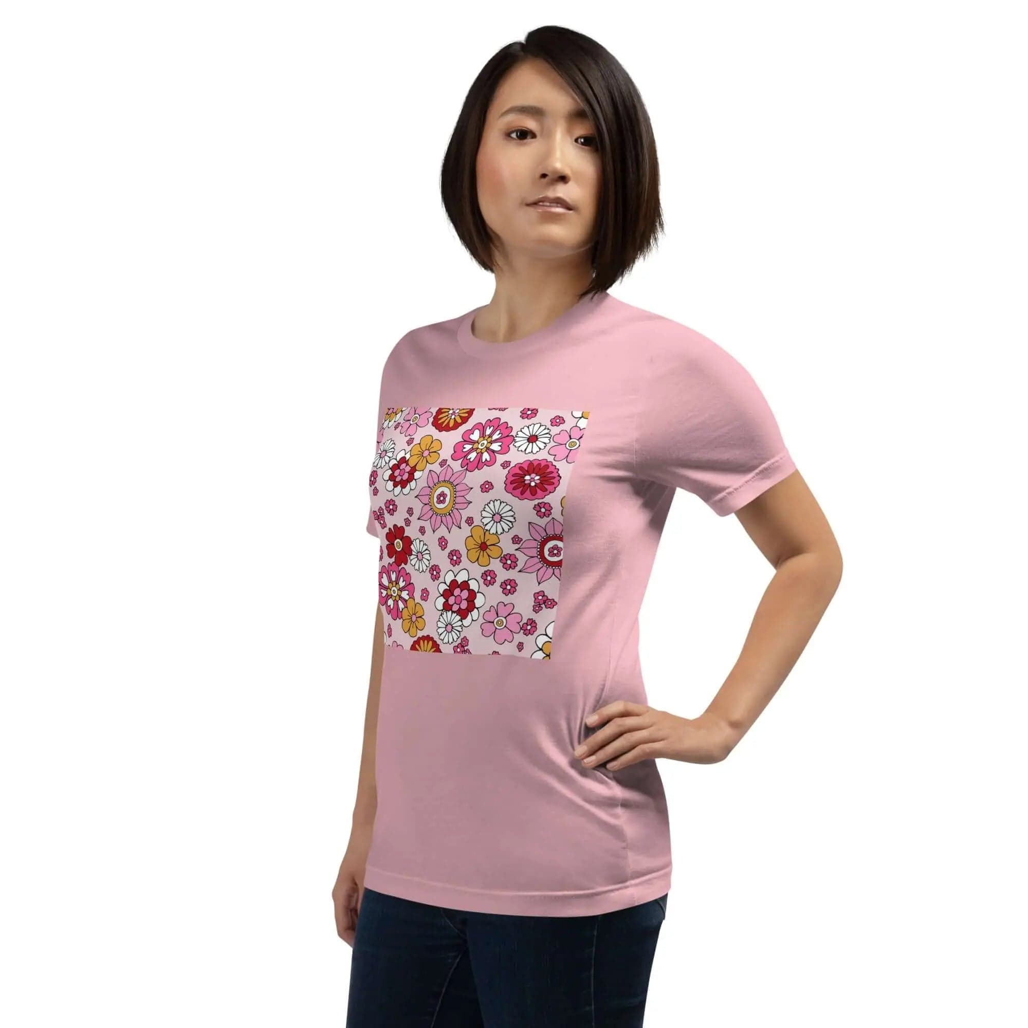 Unisex T-Shirt with Bright Spring Colors