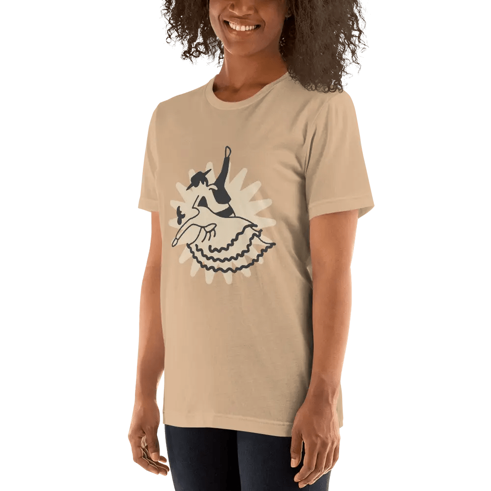 Unisex T-Shirt with Soft Autumn Colors