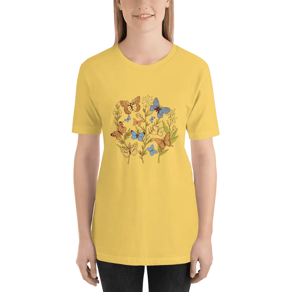 Unisex T-Shirt with Light Spring Colors