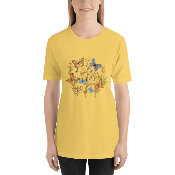 Unisex T-Shirt with Light Spring Colors