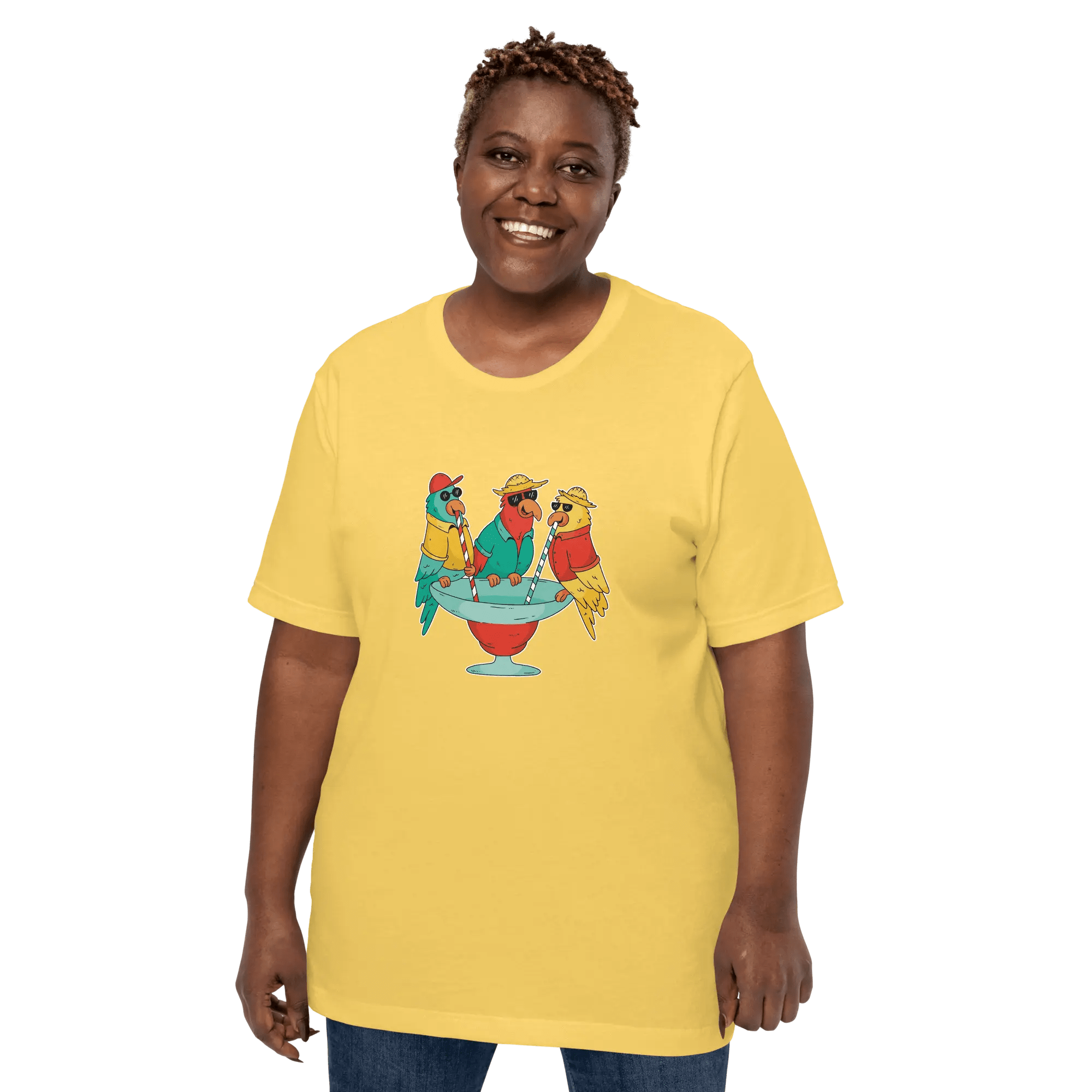 Unisex T-Shirt with Bright Spring Colors