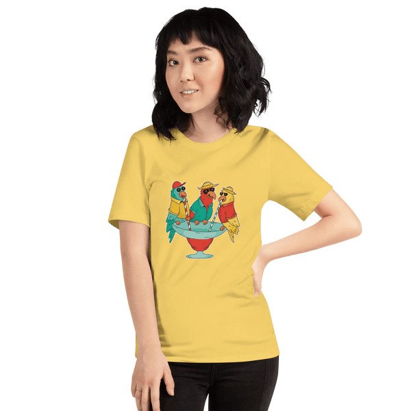 Unisex T-Shirt with Bright Spring Colors