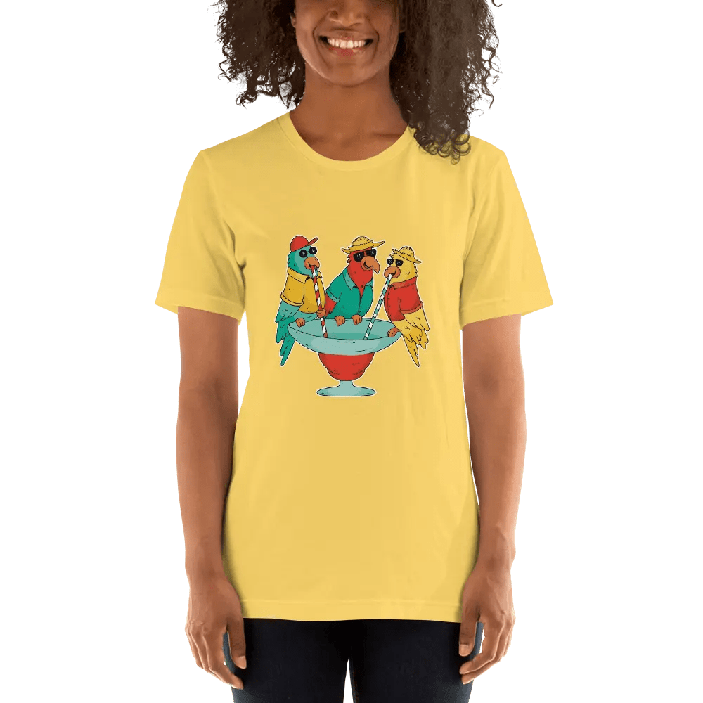 Unisex T-Shirt with Bright Spring Colors