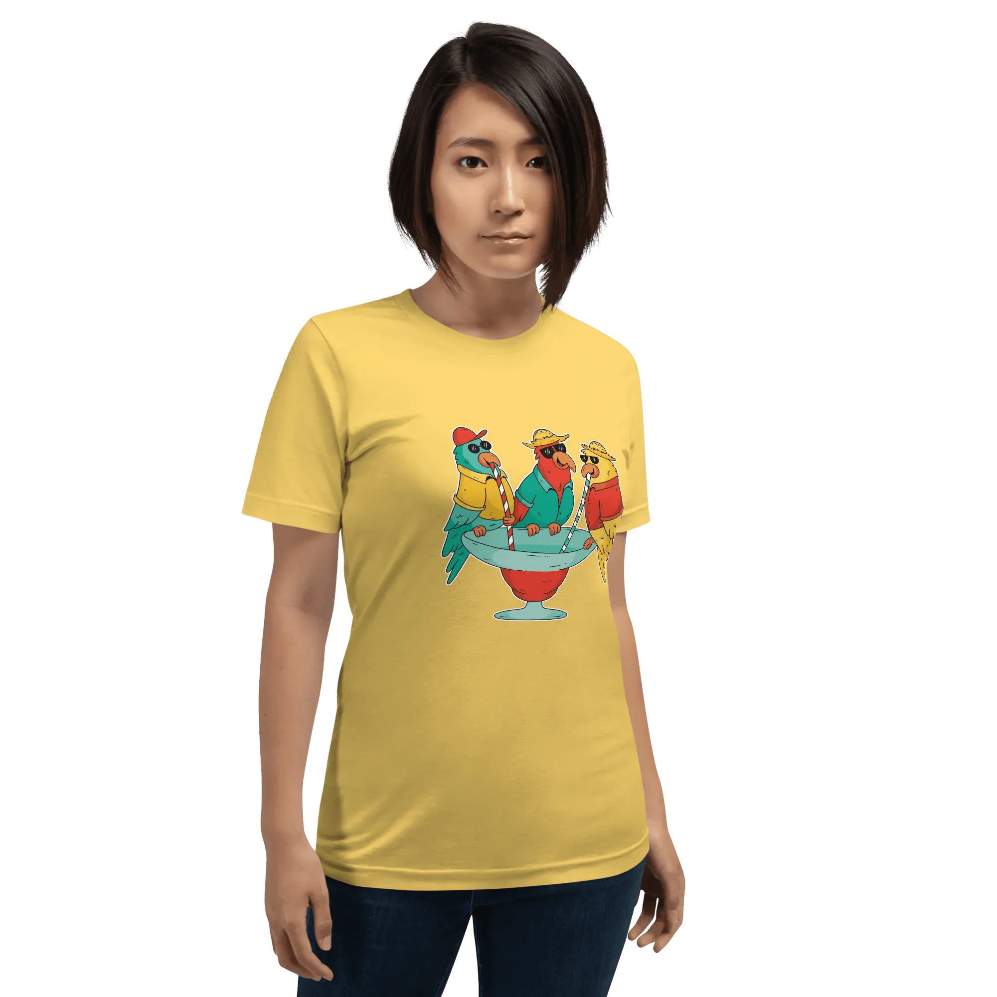 Unisex T-Shirt with Bright Spring Colors
