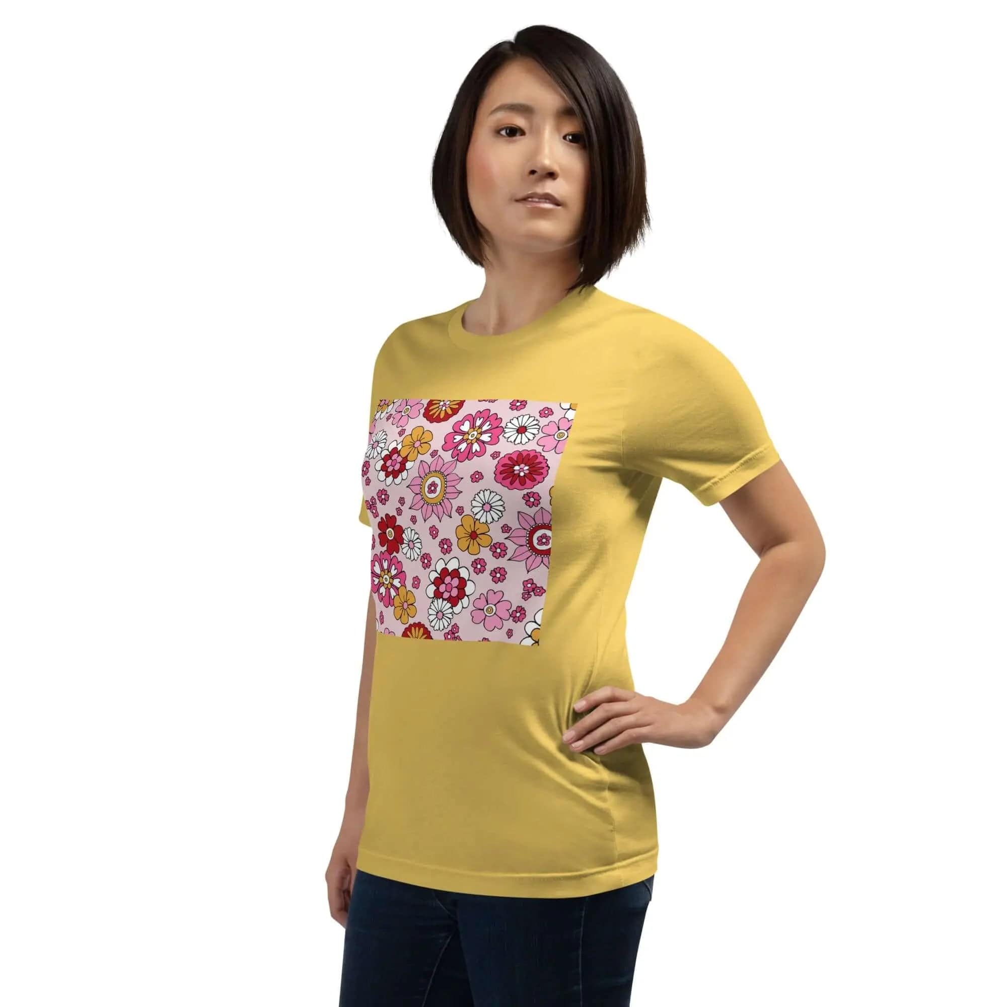 Unisex T-Shirt with Bright Spring Colors