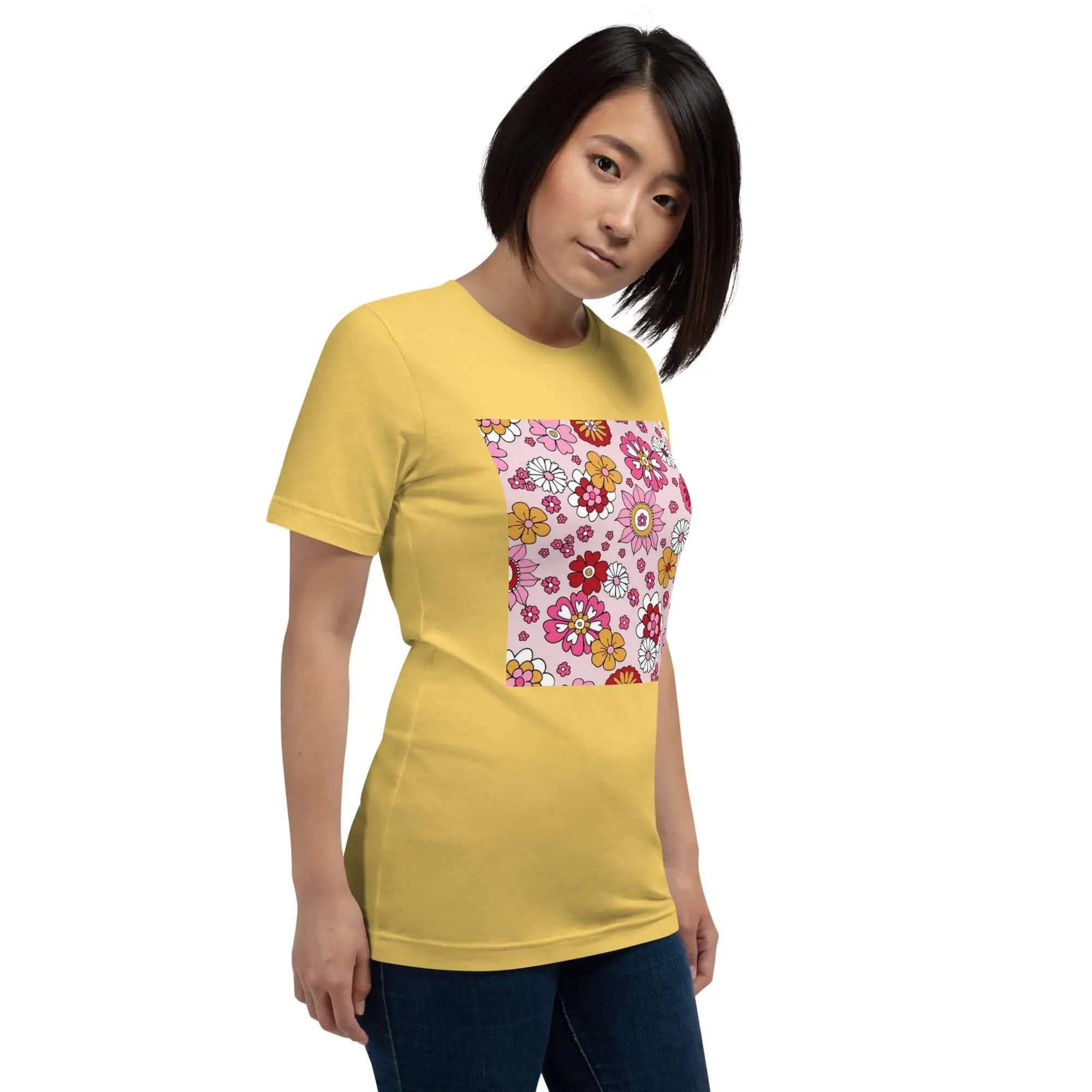 Unisex T-Shirt with Bright Spring Colors