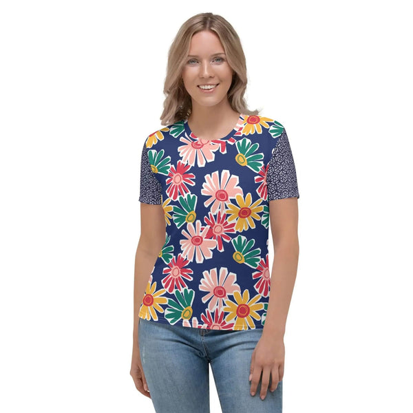 Women's T-Shirt with Bright Spring Colors