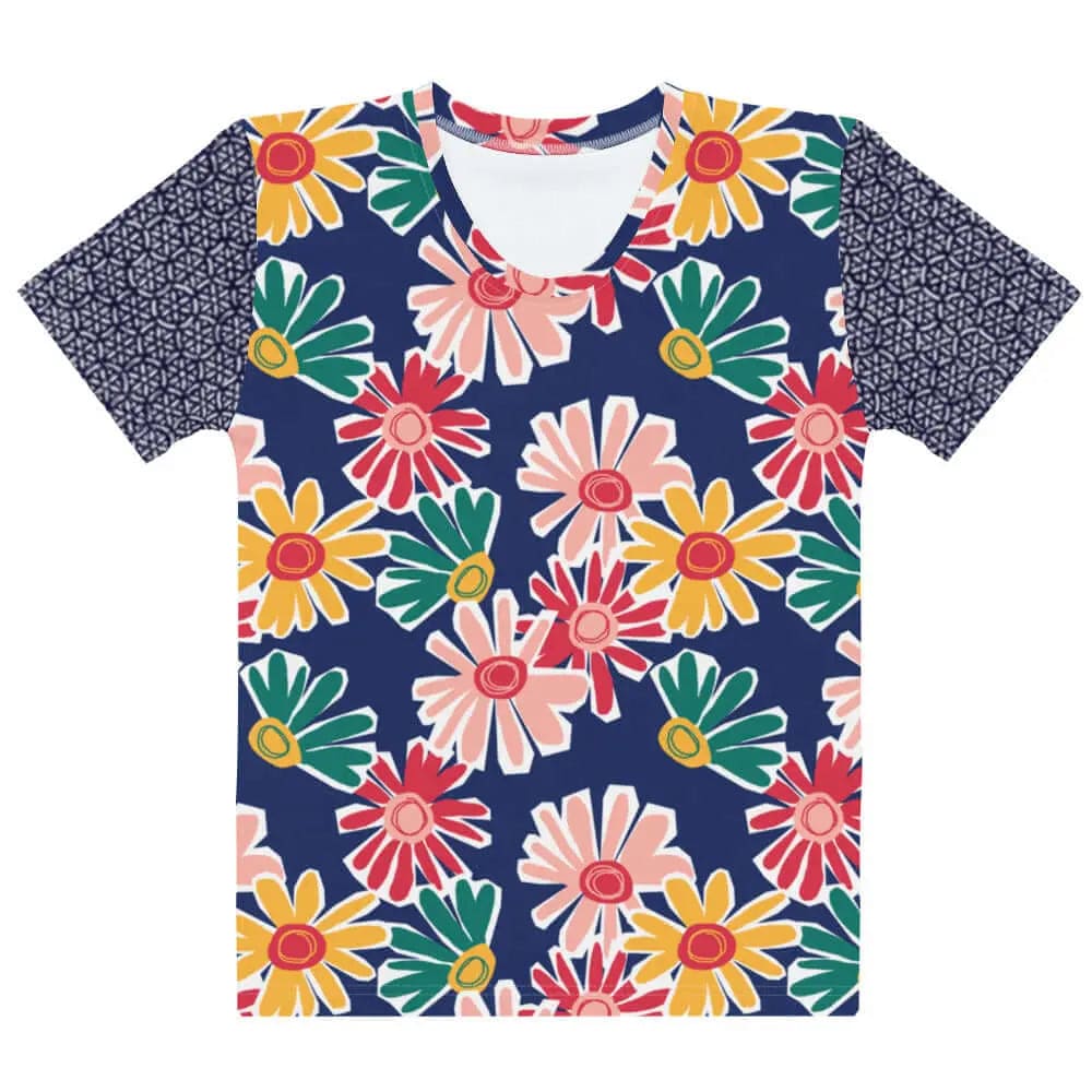 Women's T-Shirt with Bright Spring Colors