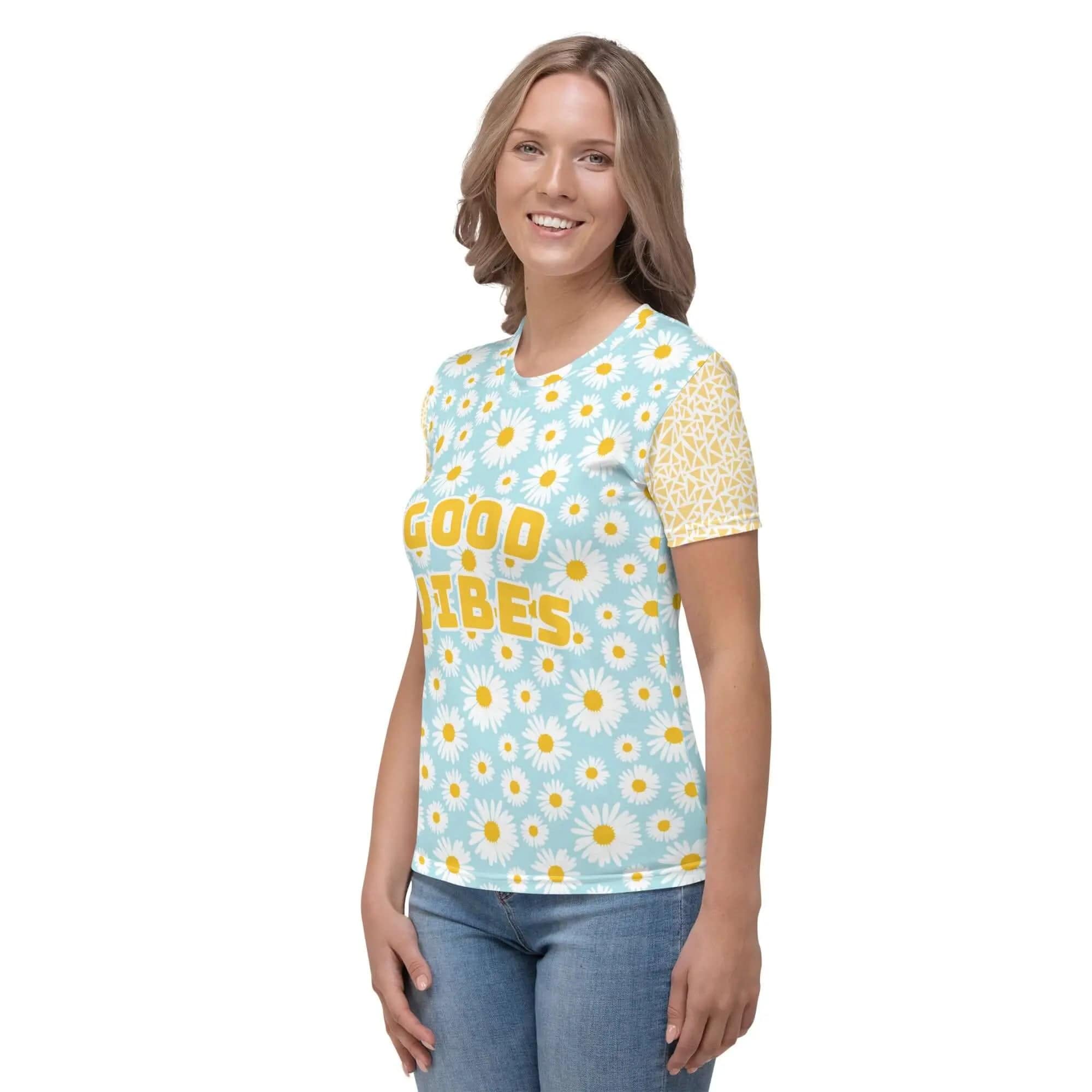 Women's T-Shirt with Light Spring Colors