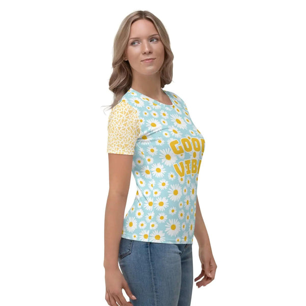 Women's T-Shirt with Light Spring Colors