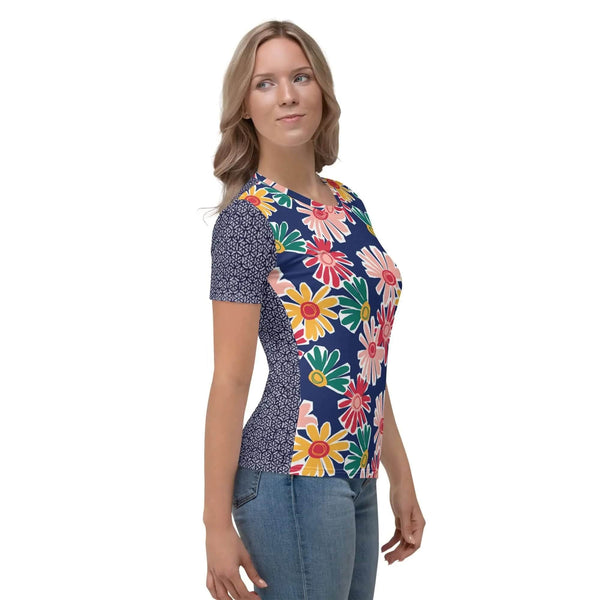 Women's T-Shirt with Bright Spring Colors
