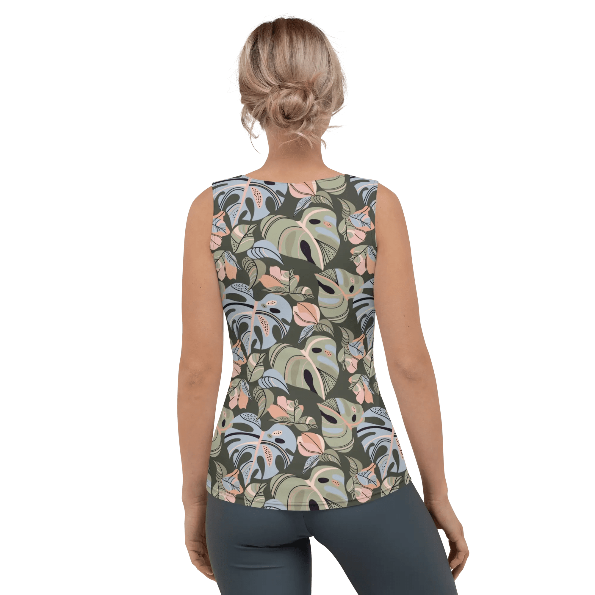 Printed Tank Tops for Soft Summer Seasonal Color Palette