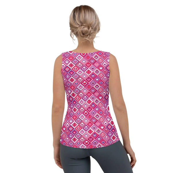 Printed Tank Tops for Bright Winter Seasonal Color Palette
