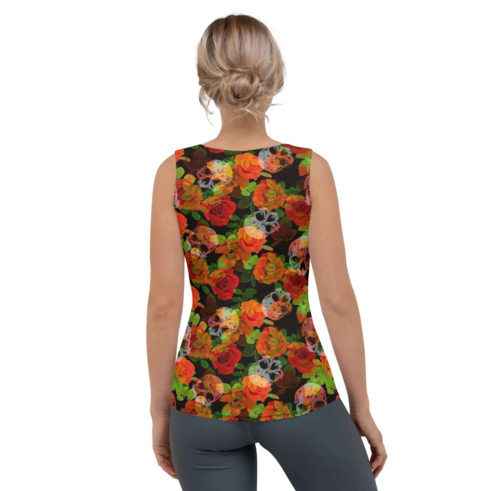 Printed Tank Tops for Dark Winter Seasonal Color Palette