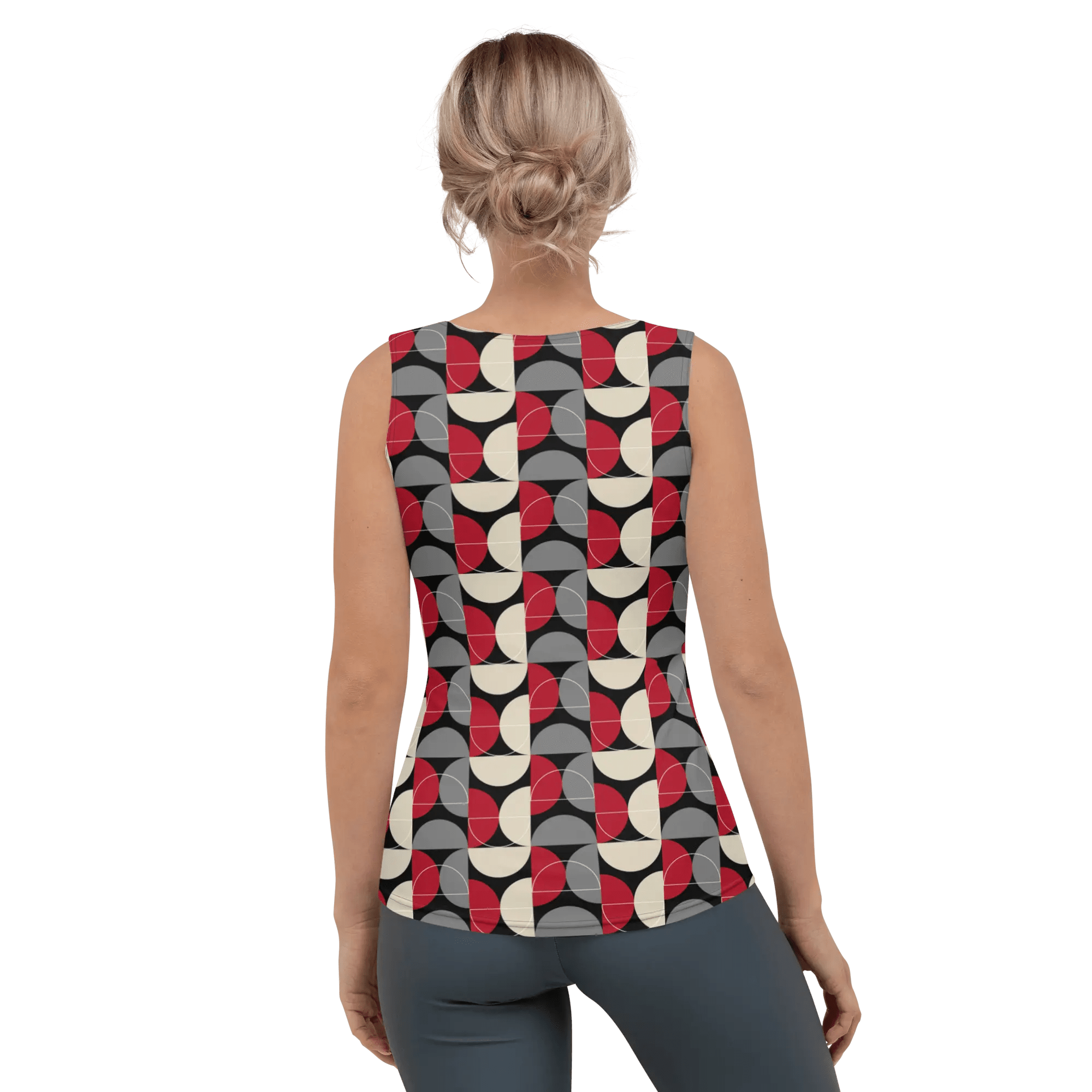 Printed Tank Tops for Dark Winter Seasonal Color Palette