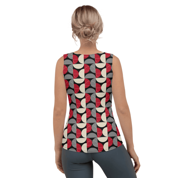 Printed Tank Tops for Dark Winter Seasonal Color Palette