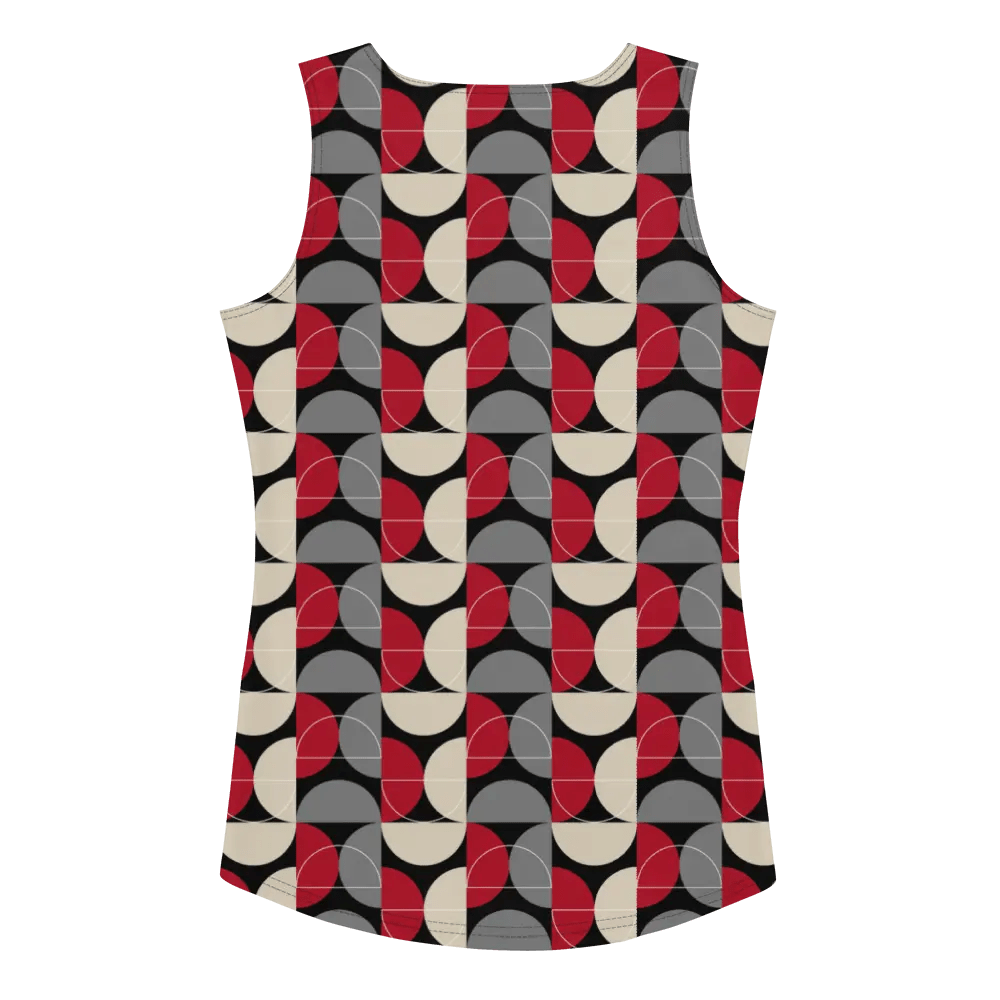 Printed Tank Tops for Dark Winter Seasonal Color Palette