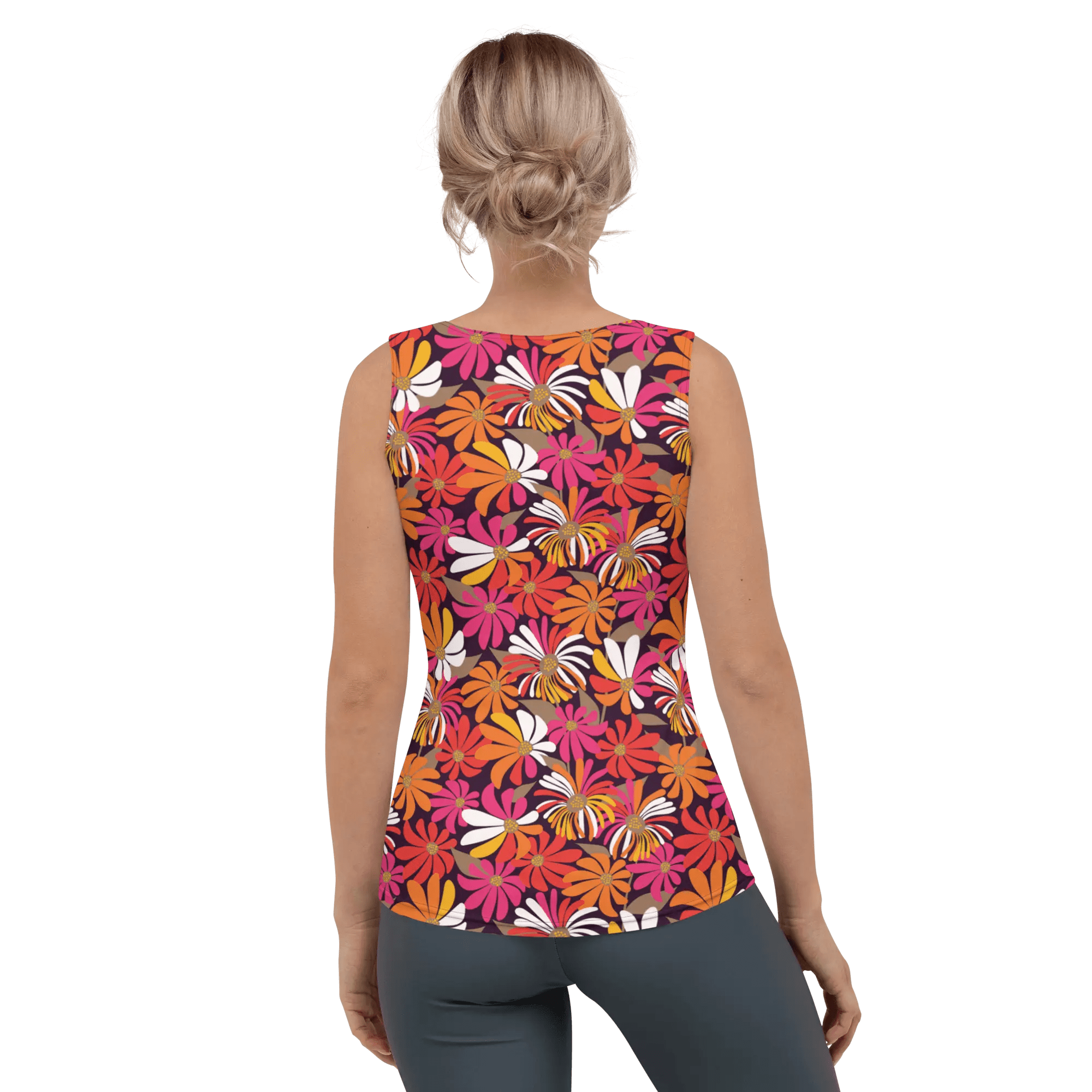 Printed Tank Tops for Bright Spring Seasonal Color Palette