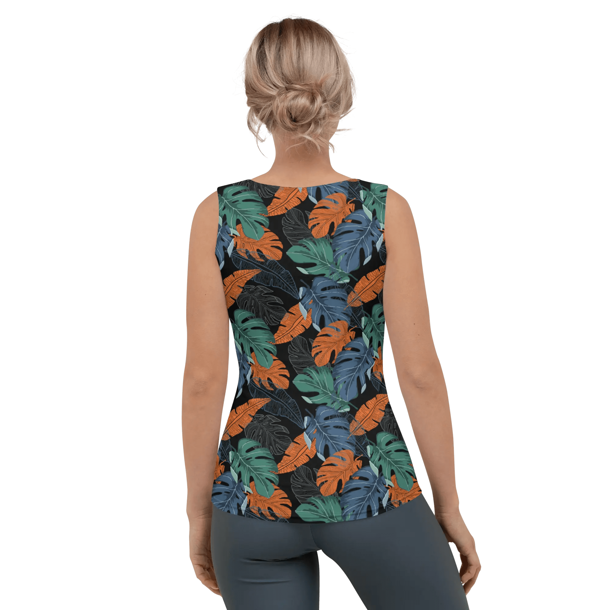 Printed Tank Tops for Dark Autumn Seasonal Color Palette
