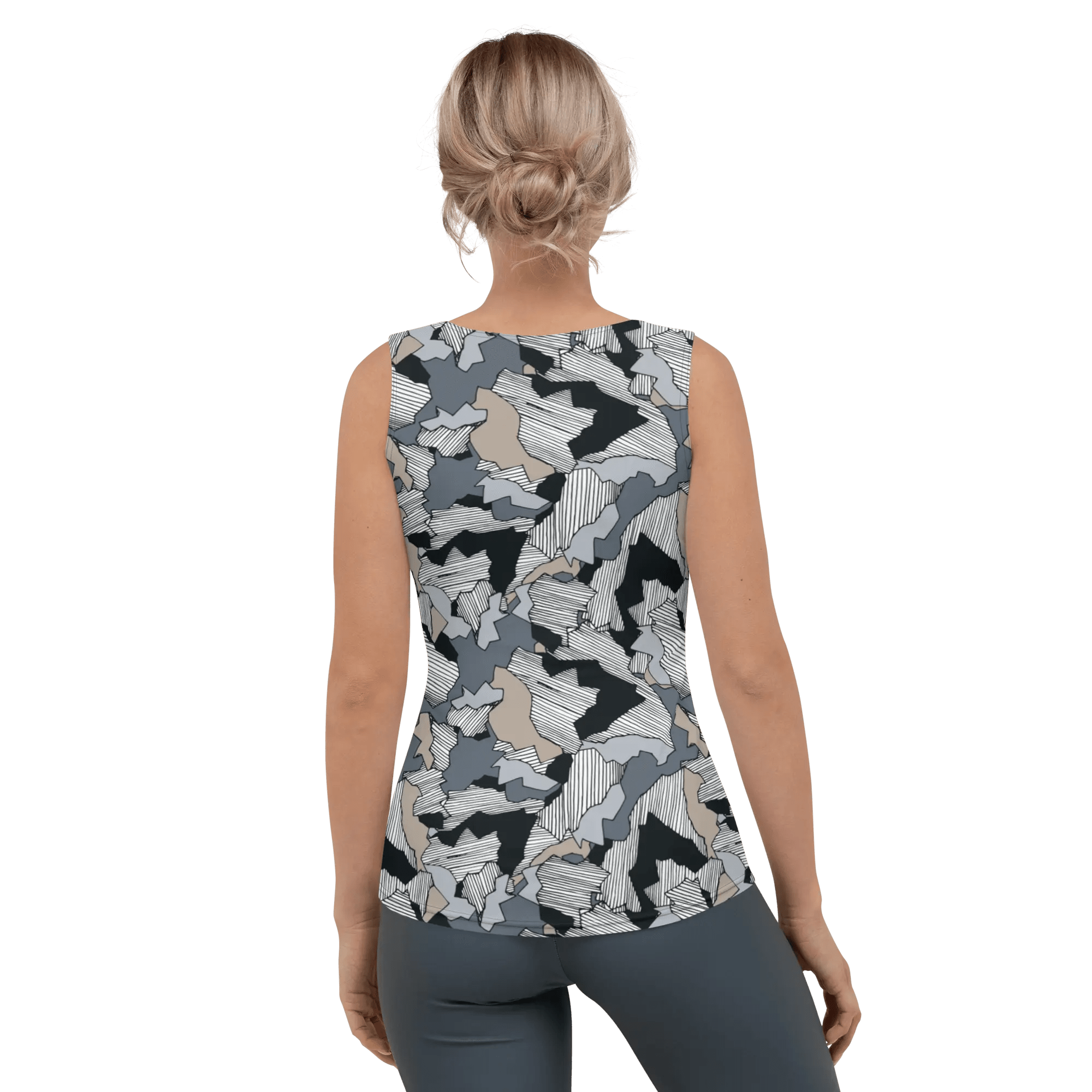 Printed Tank Tops for Dark Winter Seasonal Color Palette