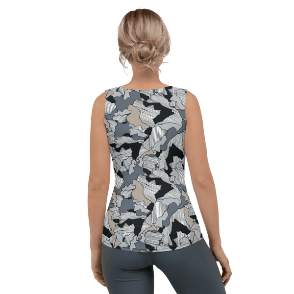 Printed Tank Tops for Dark Winter Seasonal Color Palette