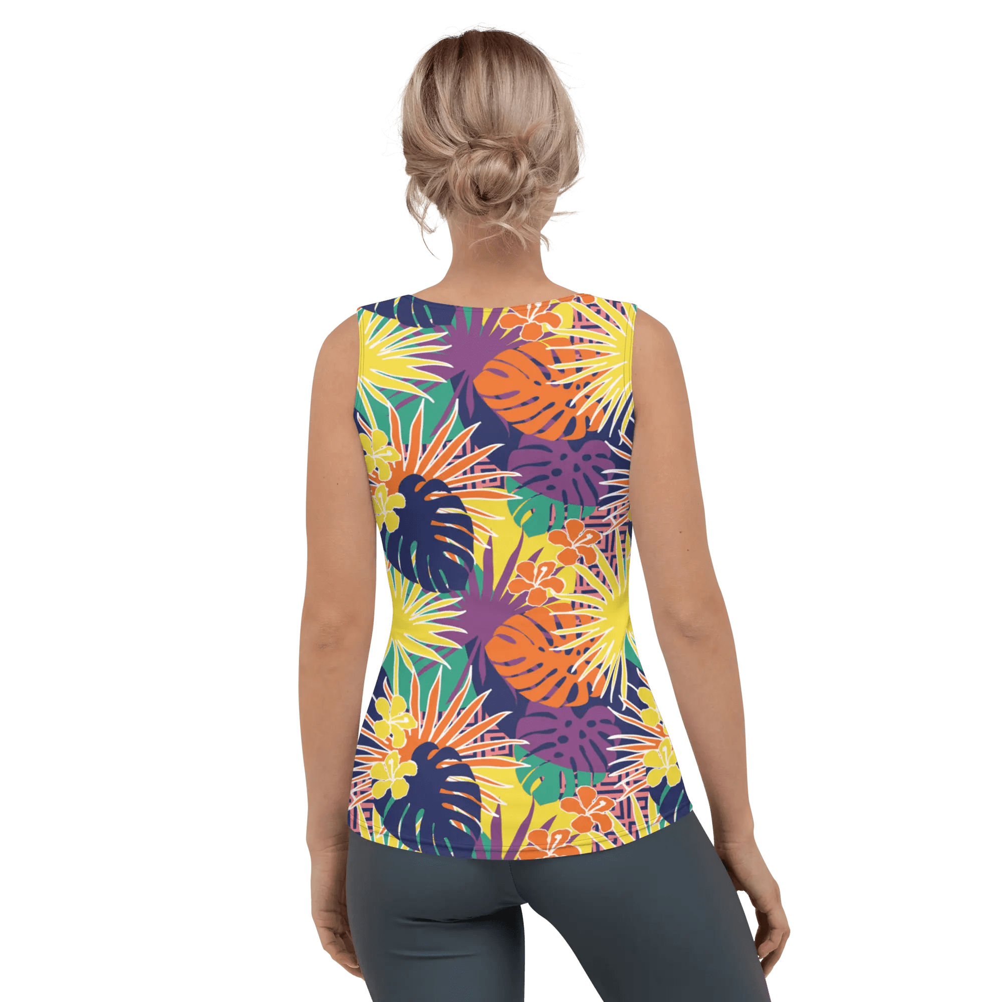 Printed Tank Tops for Bright Spring Seasonal Color Palette