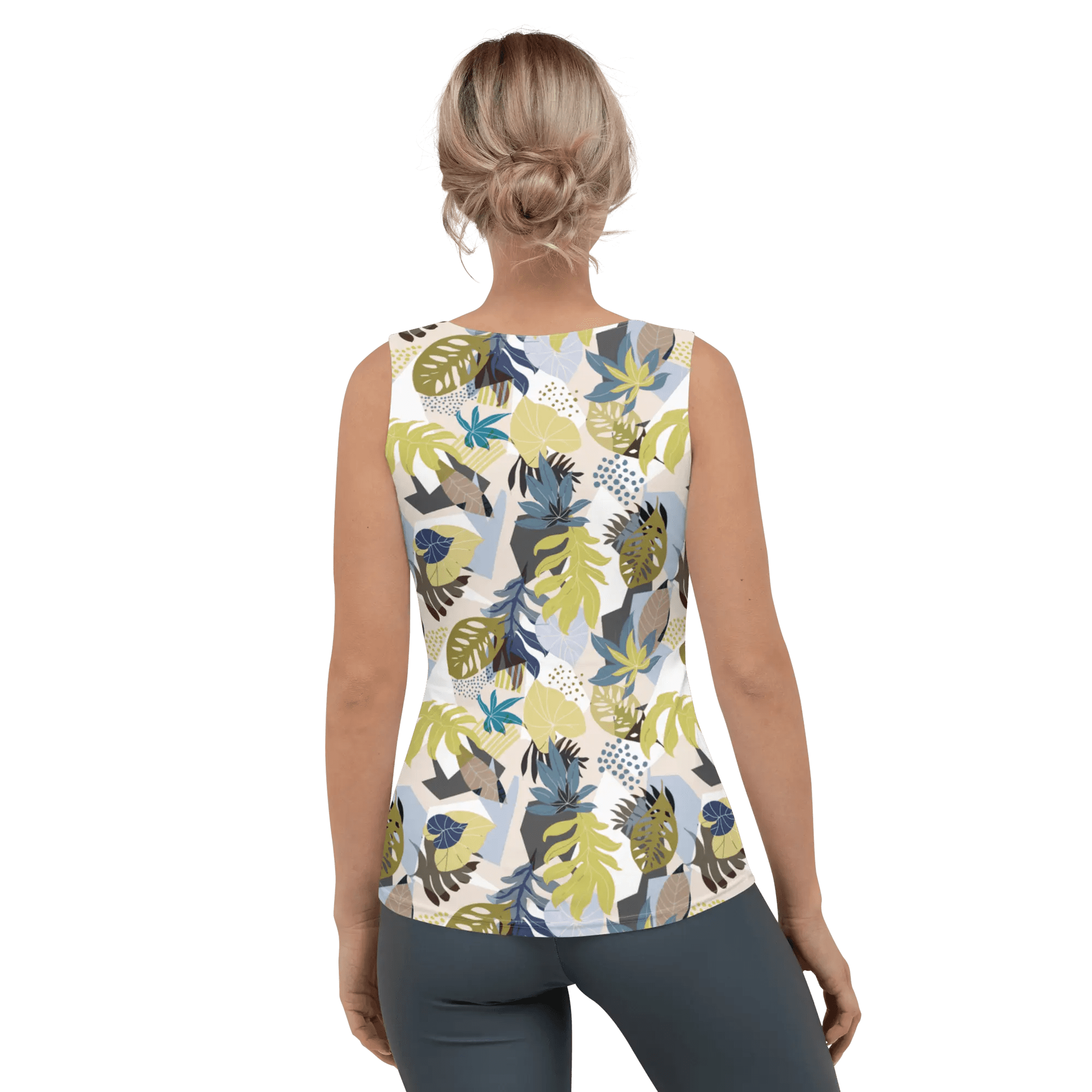 Printed Tank Tops for Soft Summer Seasonal Color Palette