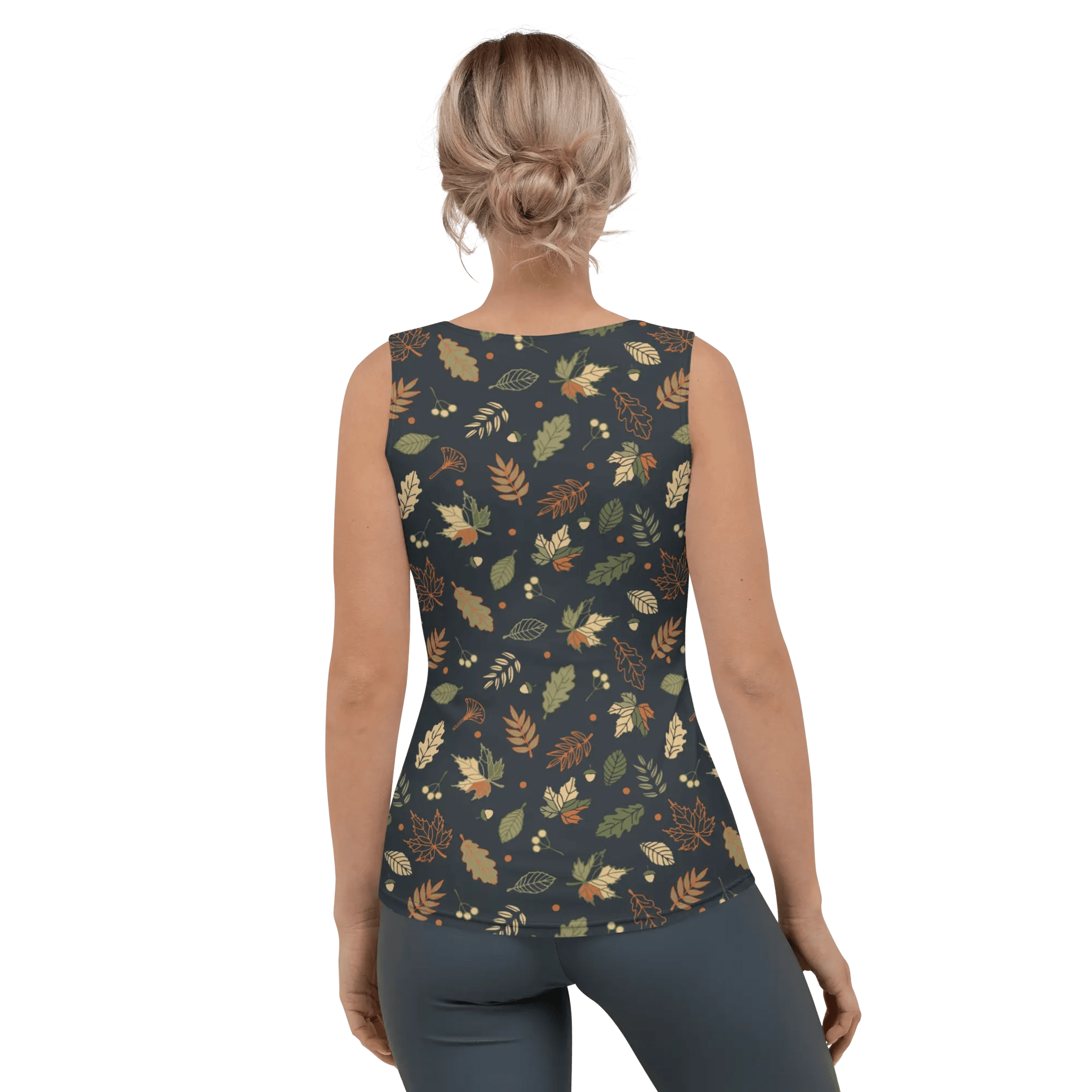 Printed Tank Tops for Dark Autumn Seasonal Color Palette