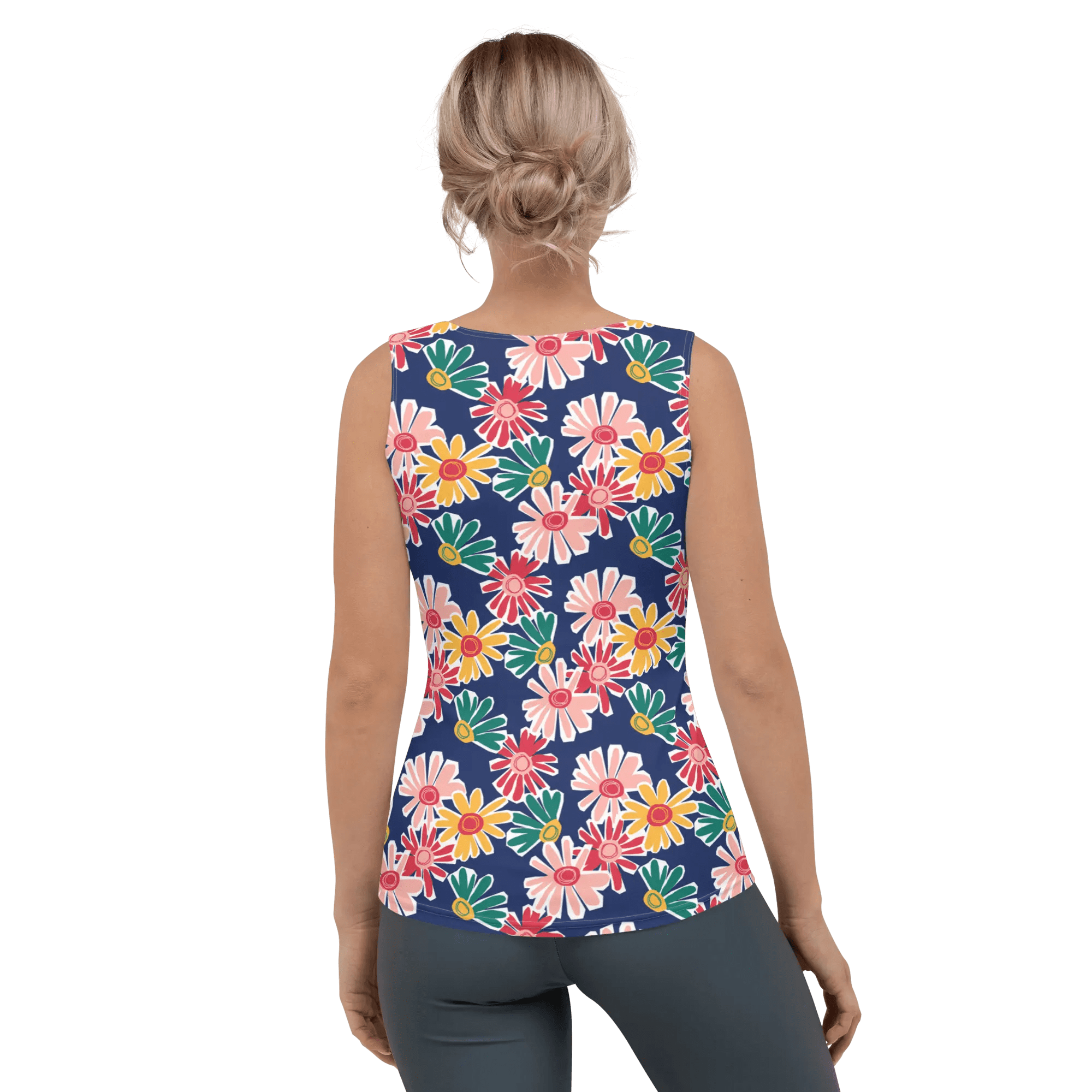 Printed Tank Tops for Bright Spring Seasonal Color Palette