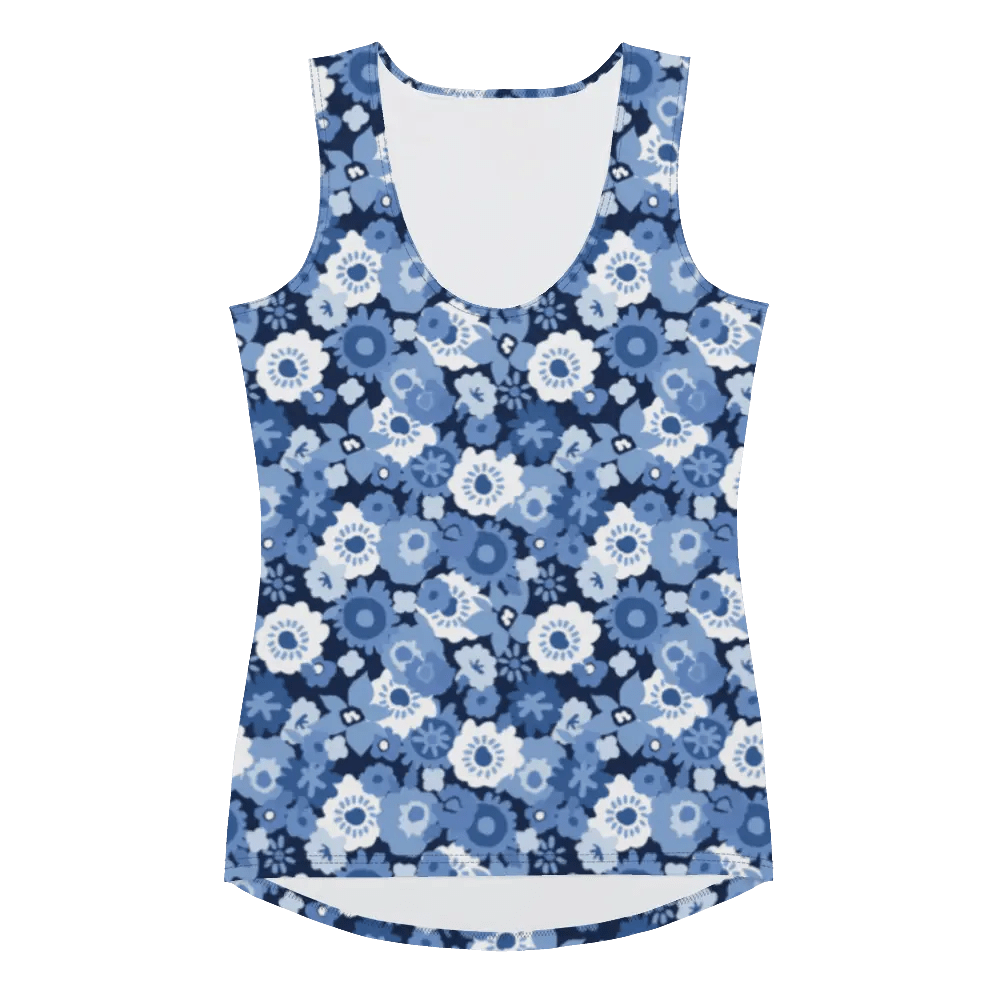 Printed Tank Tops for True Summer Seasonal Color Palette