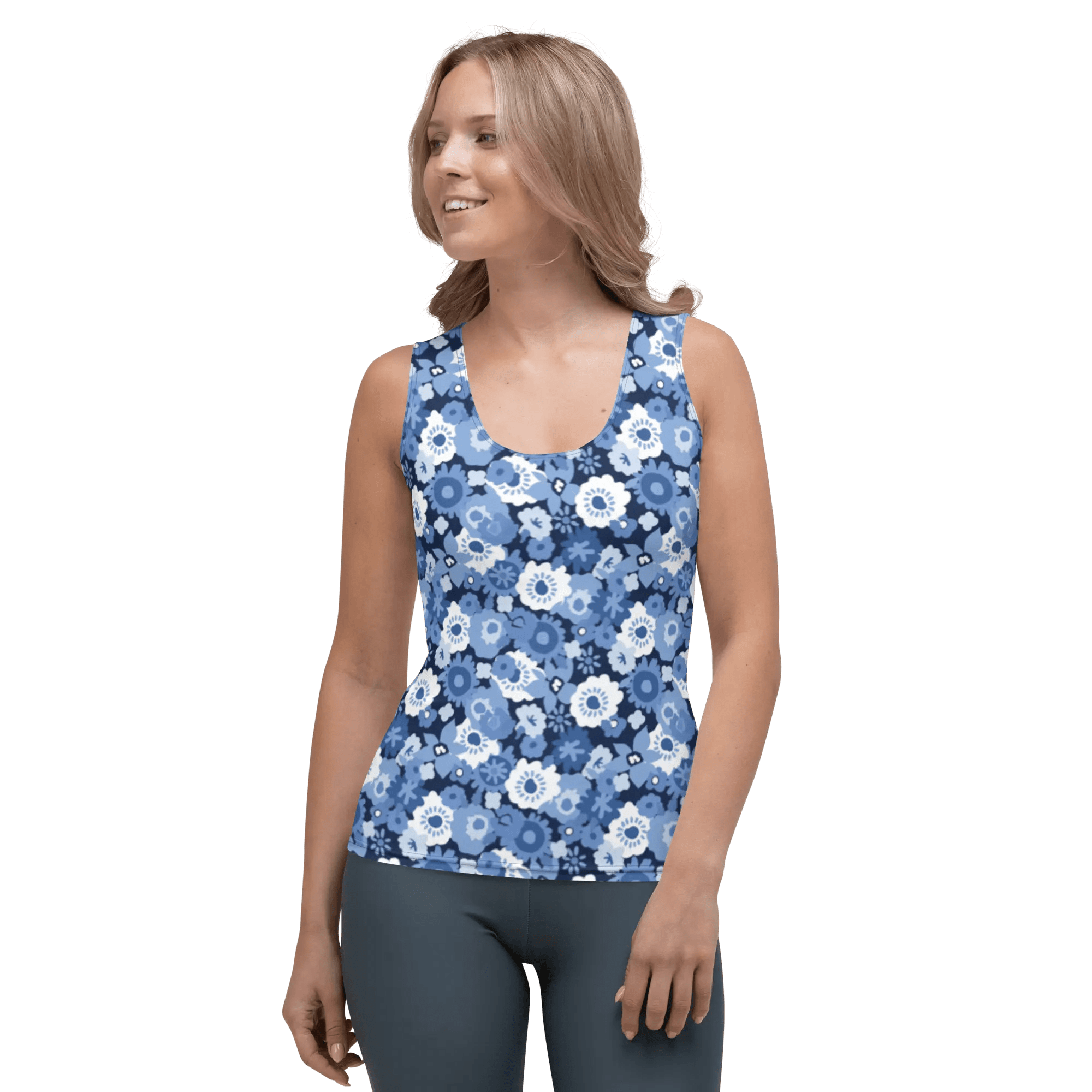 Printed Tank Tops for True Summer Seasonal Color Palette