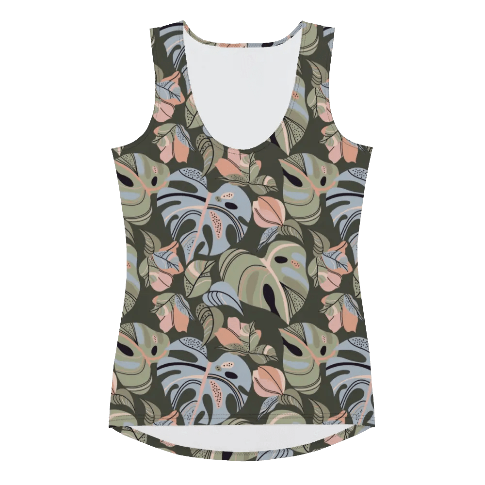 Printed Tank Tops for Soft Summer Seasonal Color Palette