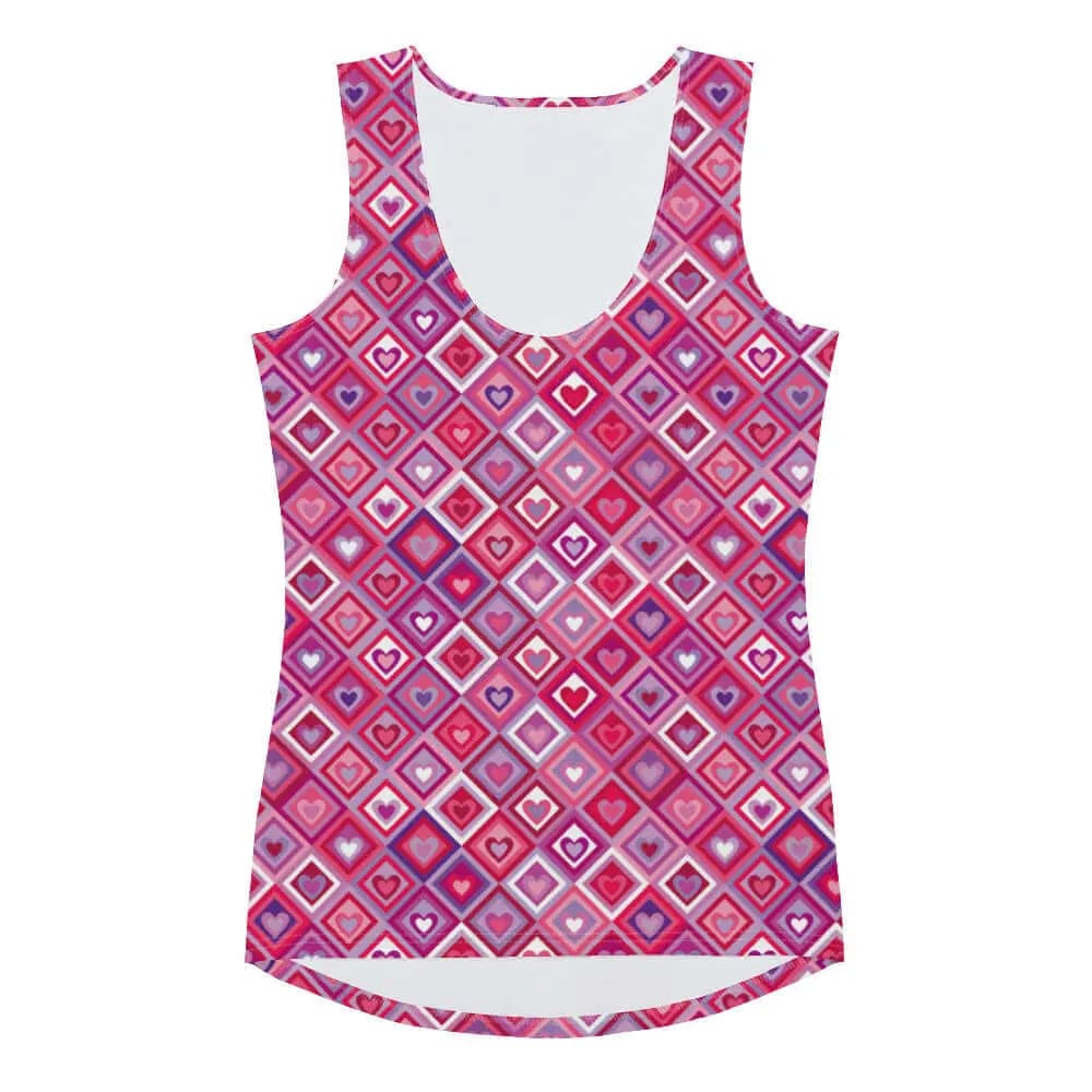 Printed Tank Tops for Bright Winter Seasonal Color Palette