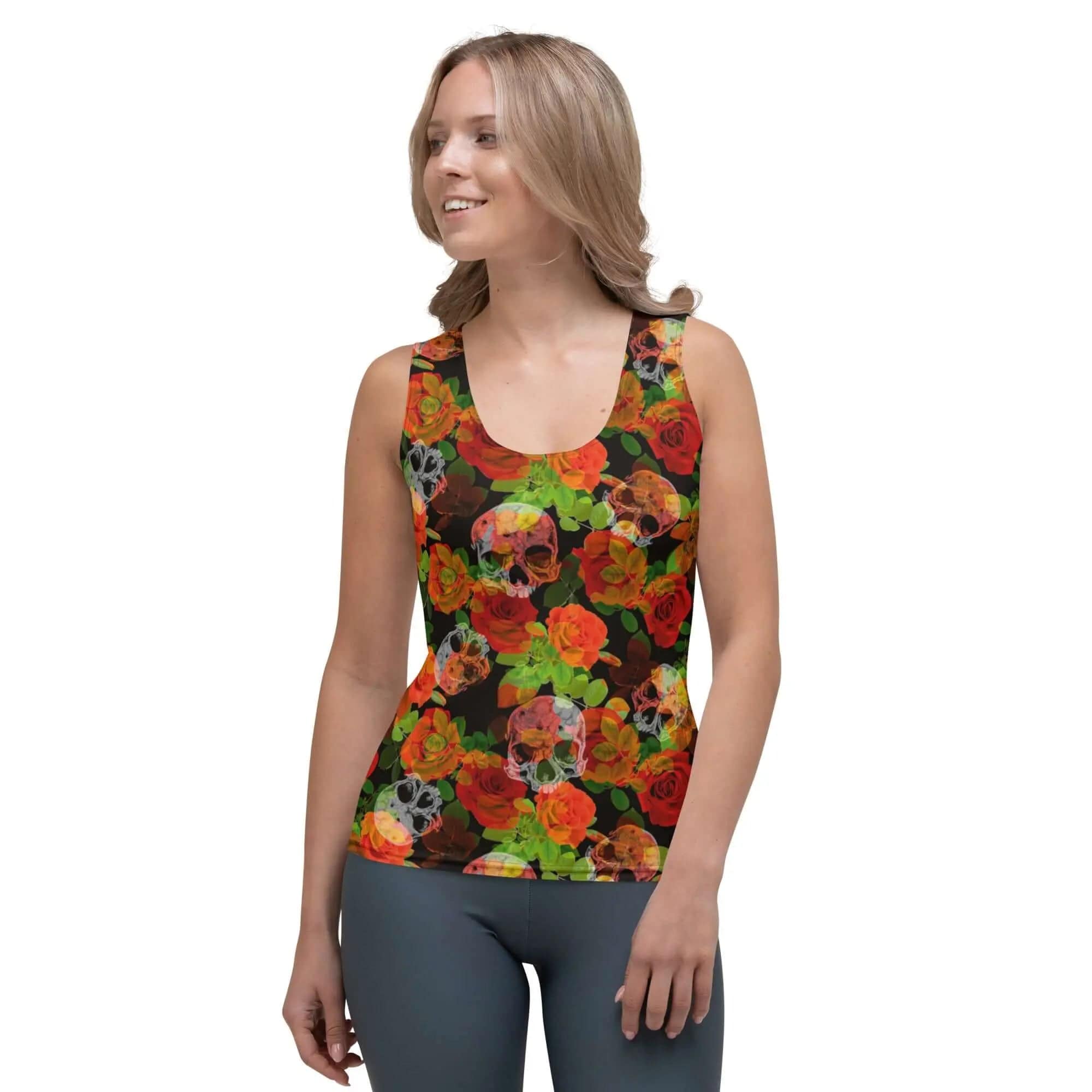 Printed Tank Tops for Dark Winter Seasonal Color Palette