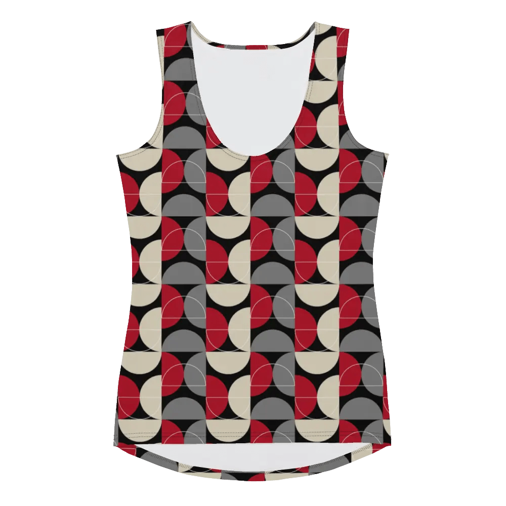 Printed Tank Tops for Dark Winter Seasonal Color Palette